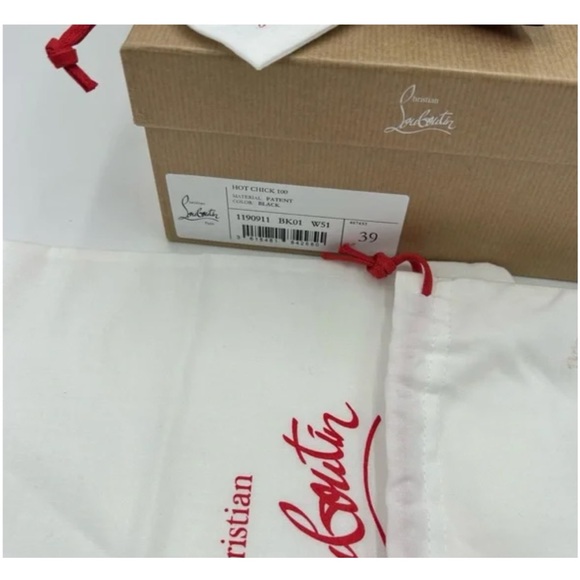 Christian Louboutin hot chick 100 patent leather pumps size 39 - Picture 6 of 8